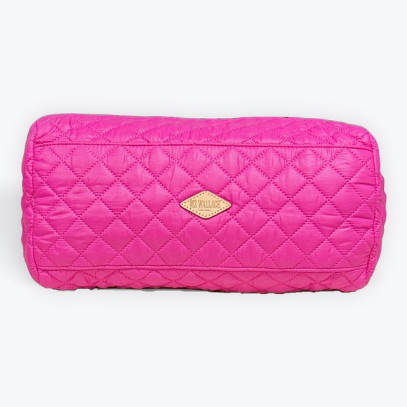 Mz Wallace Pink Top Handle Bag Convertible Satchel Crossbody PRISTINE - Picture 6 of 12